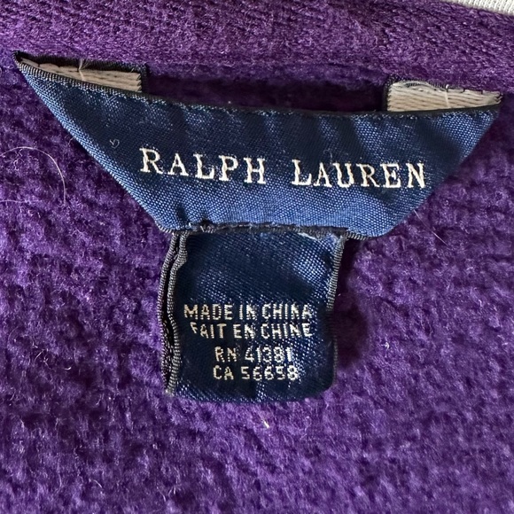 Children size Ralph Lauren purple hoodie - Picture 3 of 3